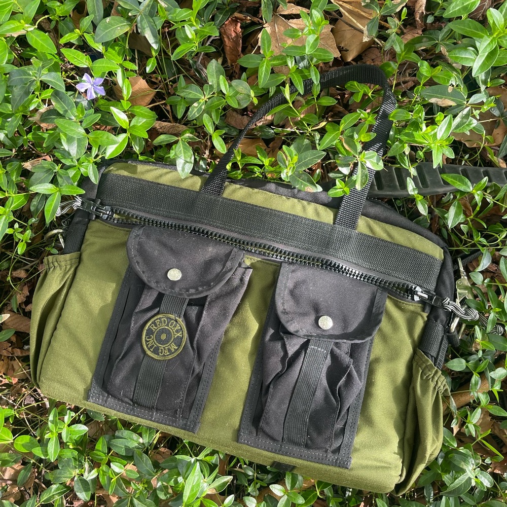 Red Oxx Olive and Black Travel Shoulder + Laptop Bag